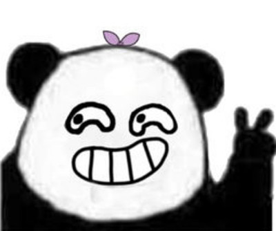 熊猫头无字表情包图片