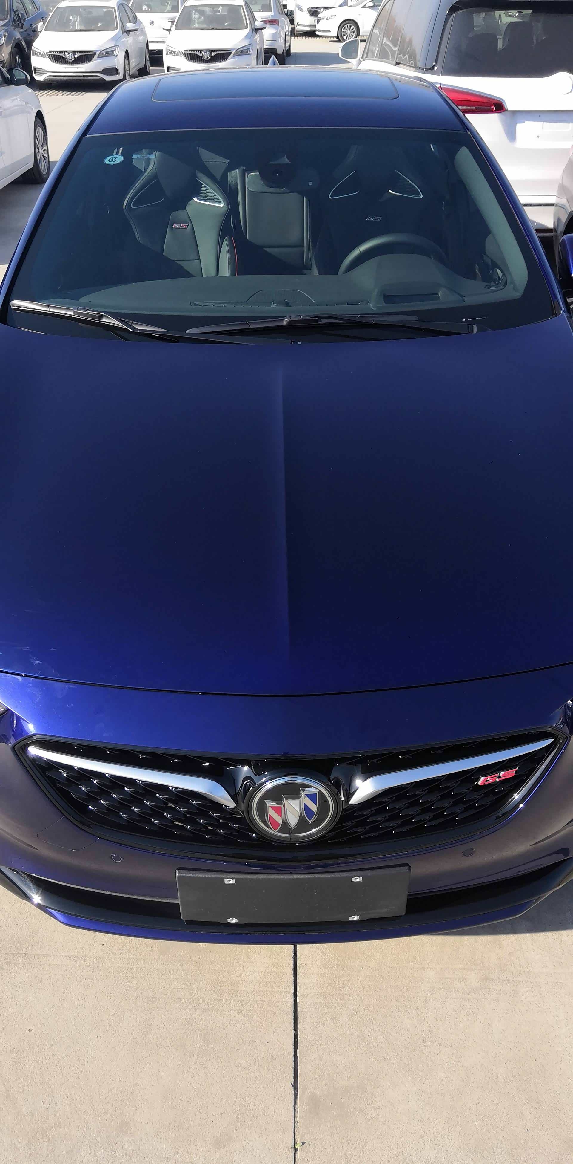 君威gs豪华星空紫提车照