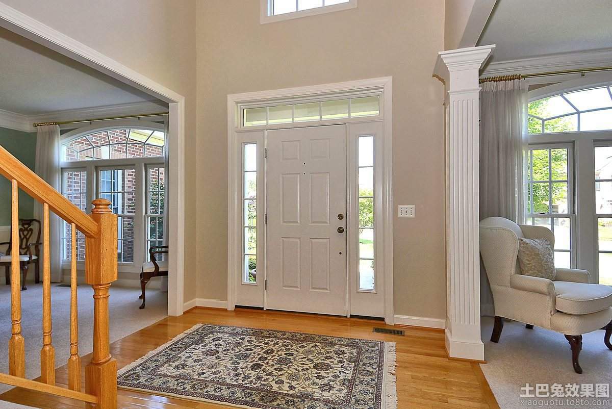 欧式方形柱子装饰效果图_土巴兔装修效果图