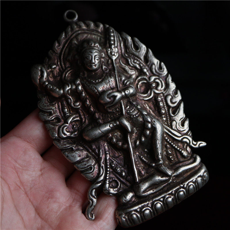 西藏纯铜高清浮雕巨版大空胜乐金刚亥母空行其他diy饰品配件