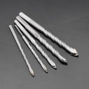 全瓷瓷砖打孔钻头高硬度钨钢合金四刃霸王钻三角玻璃磁砖冲击电钻