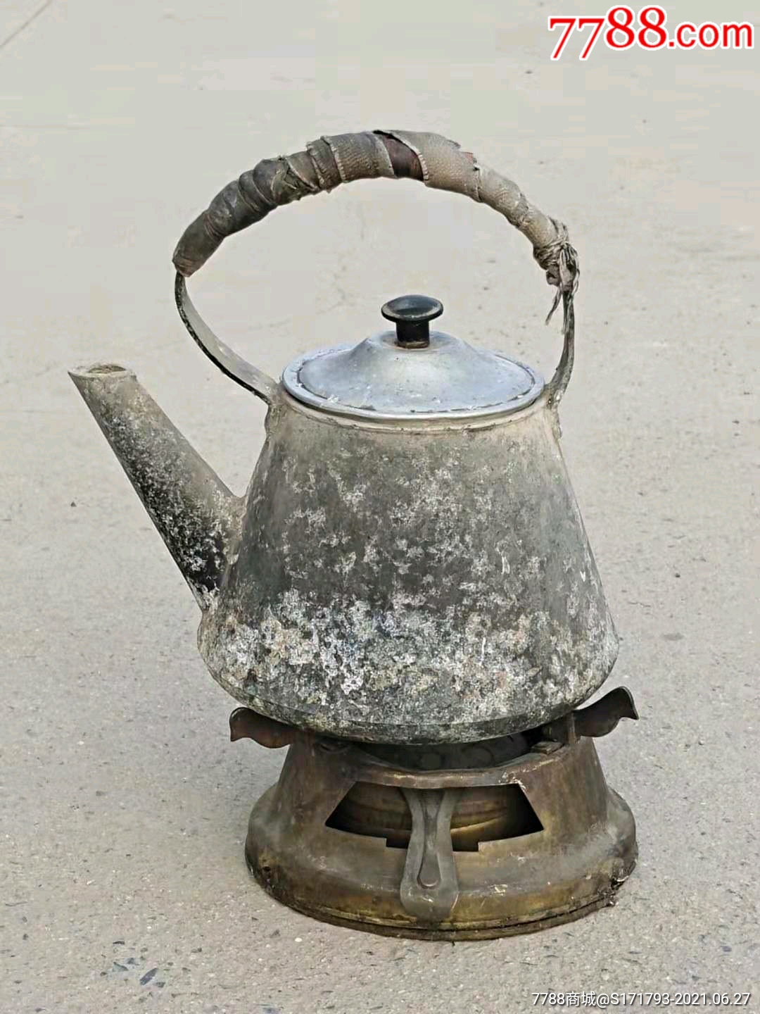 五/六十年代,烧水壶,铜炉一套,-其他生活用具-7788文玩