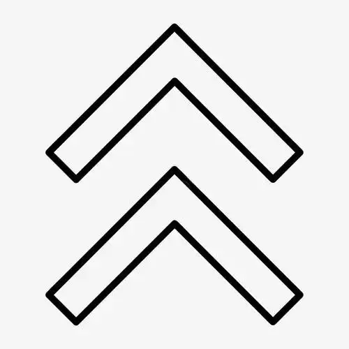 双箭头向上箭头方向