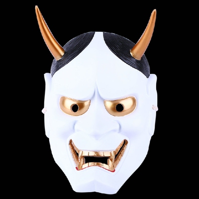 五娃争福妖狐白鬼院凛凛蝶鬼头般若日本佛教鬼首面具