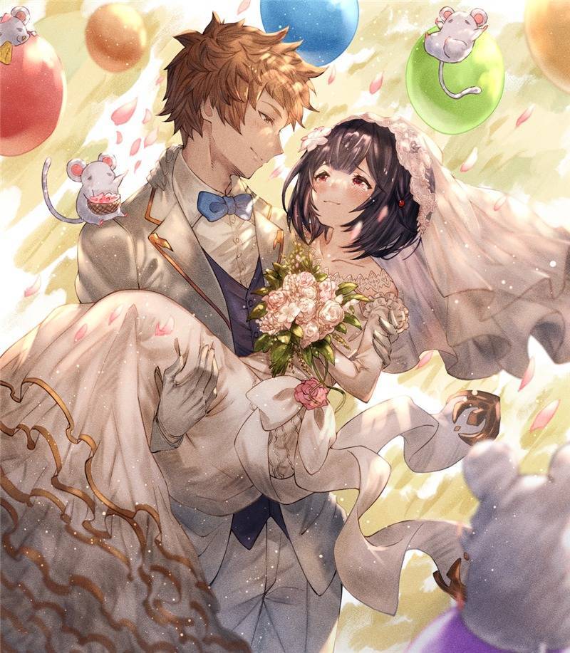 好甜!公主抱特辑p站二次元情侣手机壁纸