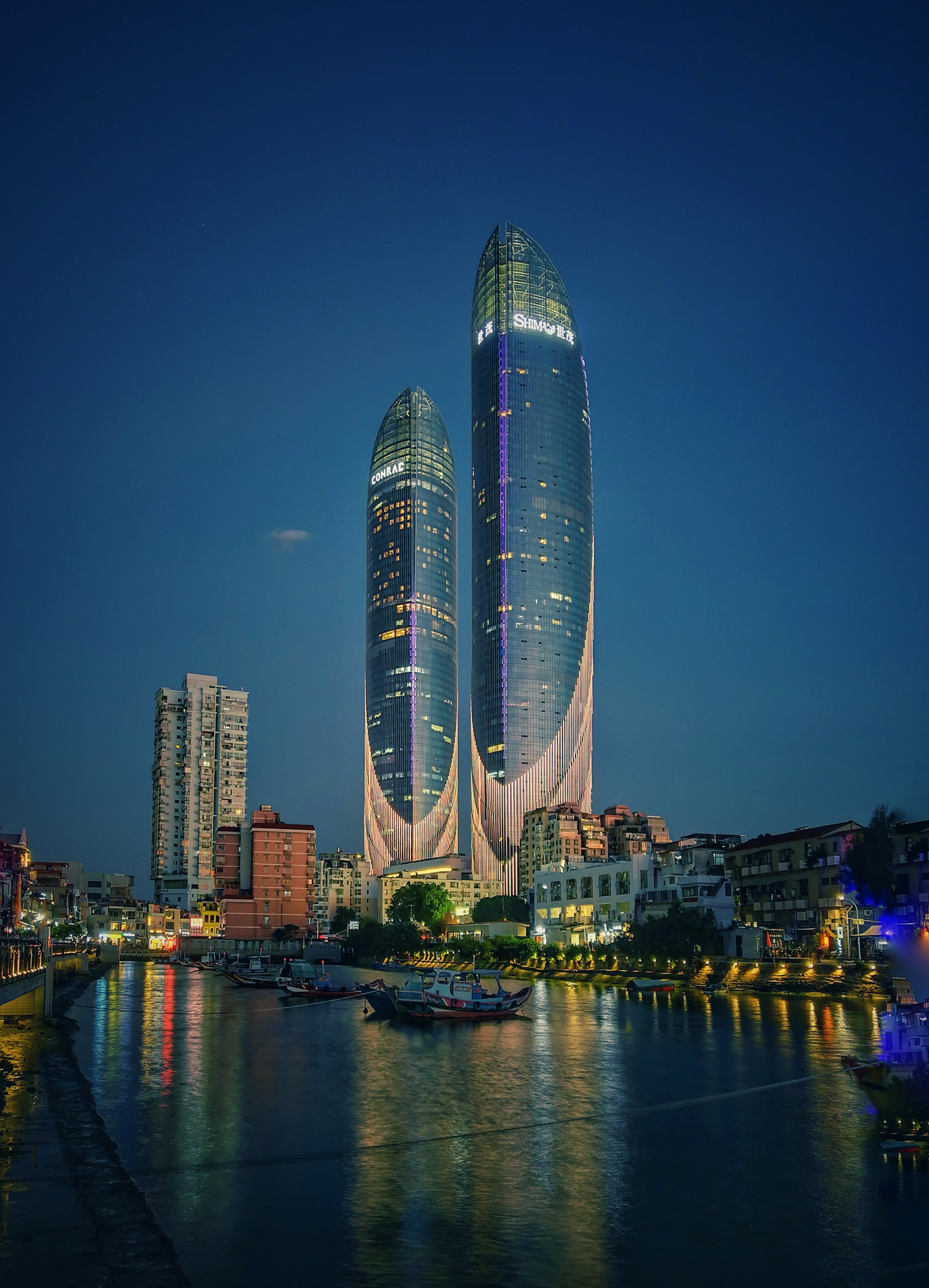 【华为p10por】厦门沙坡尾(双子塔) - 花粉随手拍夜景 花粉俱乐部