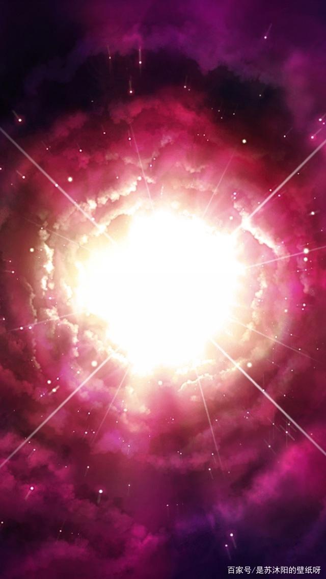 「唯美星空系列壁纸」这粉红色的星空也太少女心了吧!