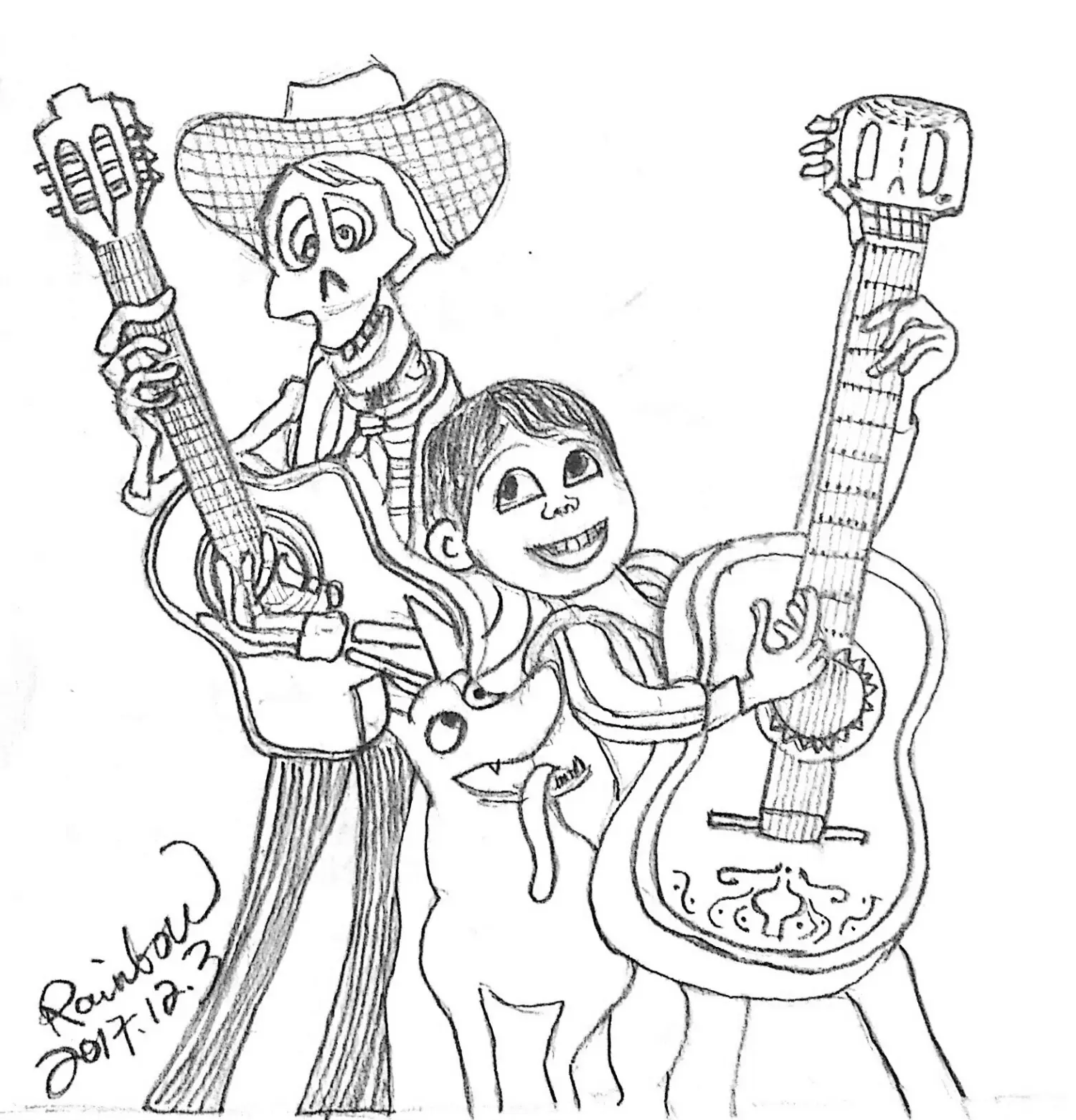 寻梦环游记据说这是一部泪点极低的卡通片还没看我就已经哭了