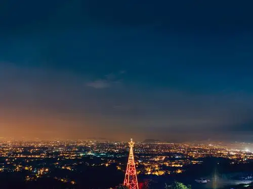 夜景,城市,灯光,建筑,俯瞰,天空,penguinkao,风景,环游世界,最美天空