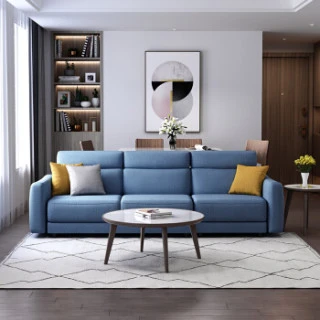芝华仕 都市布艺沙发组合客厅北欧风格简约现代大小户型 2001 三人位
