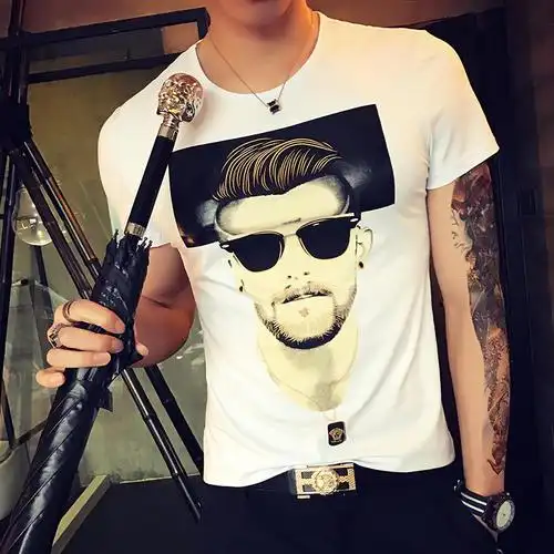 复古男发型师头像图片