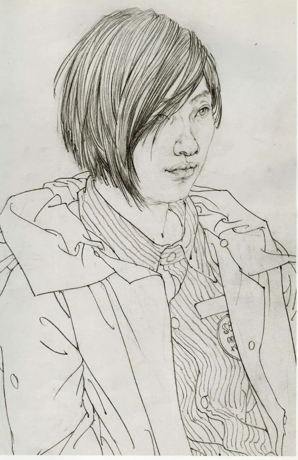 中国美术学院教授徐默 | 线描人物作品欣赏_白描_中国画系_基本