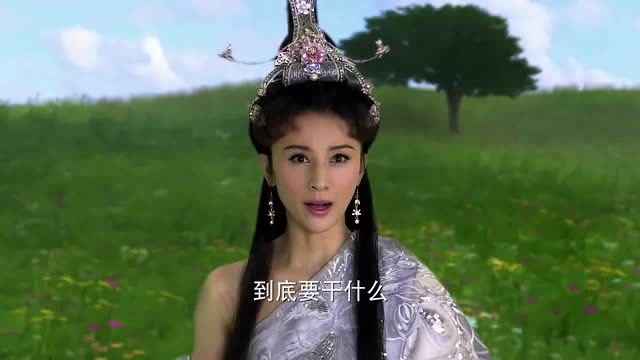 云霄与碧霄来到黄河阵质问琼霄为何要困住二位娘娘