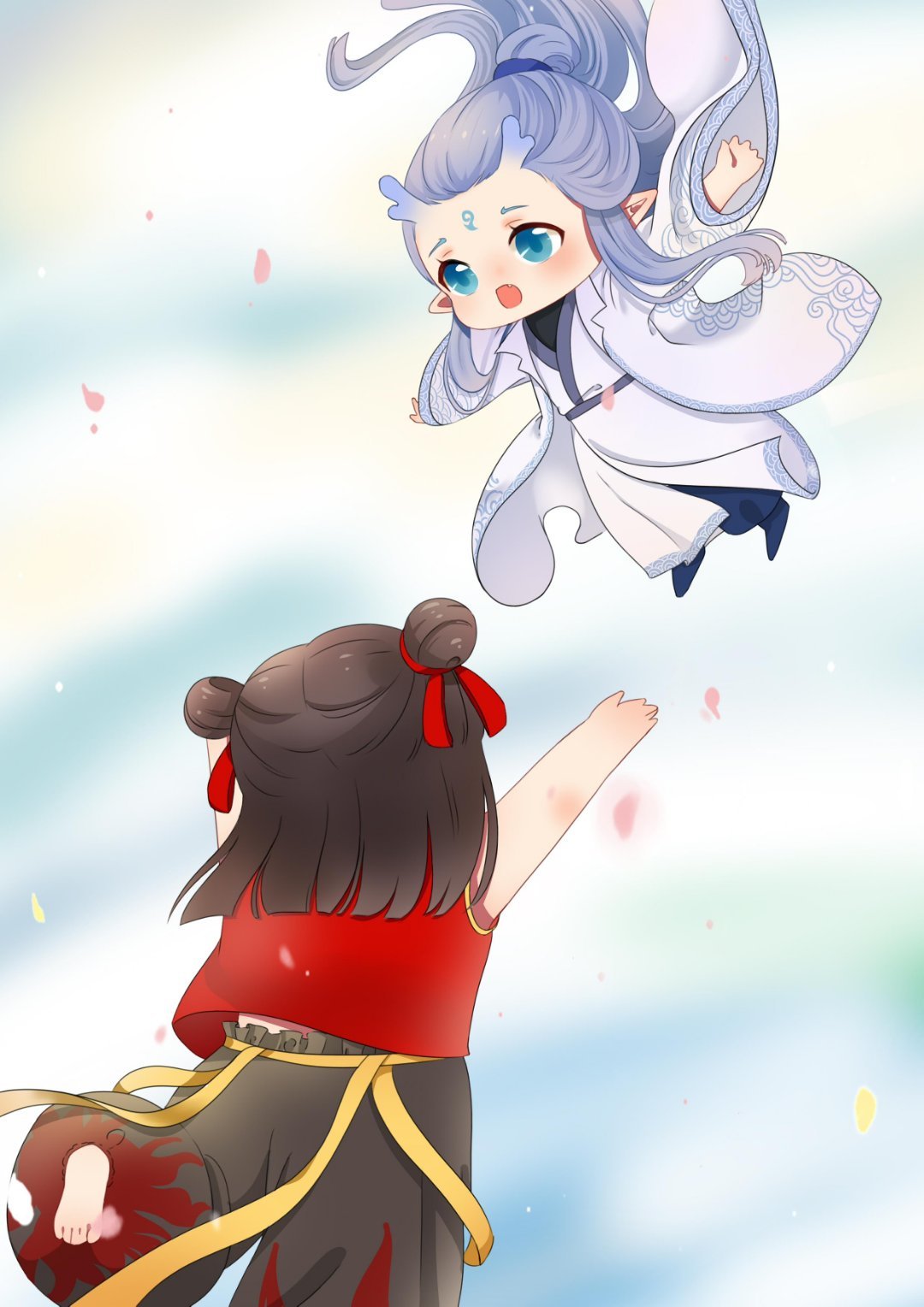 敖丙和哪吒怎么这么可爱,好想抱走[爱你]