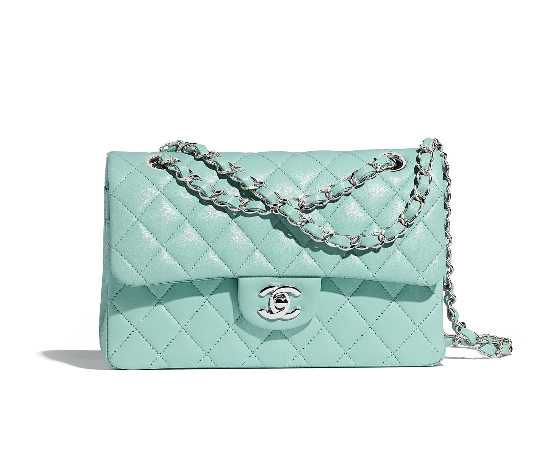 hotstuff/香奈儿包染上tiffany蓝 梦幻配色超生火