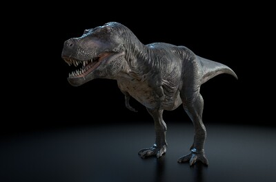 超级霸王龙pbr流程8k身体贴图_1291309768作品_动物恐龙_cg模型网