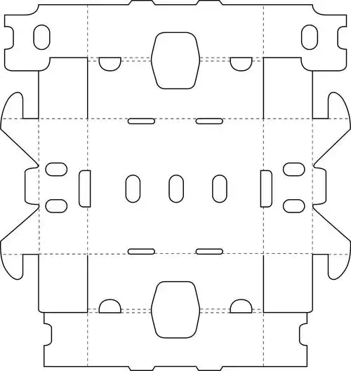 纸盒刀图及展开样式资源共享|平面|包装|德阿蒙 - 原创作品 - 站酷