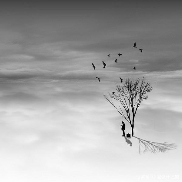 神秘而忧郁的孤独身影:souichi furusho 超现实风格摄影