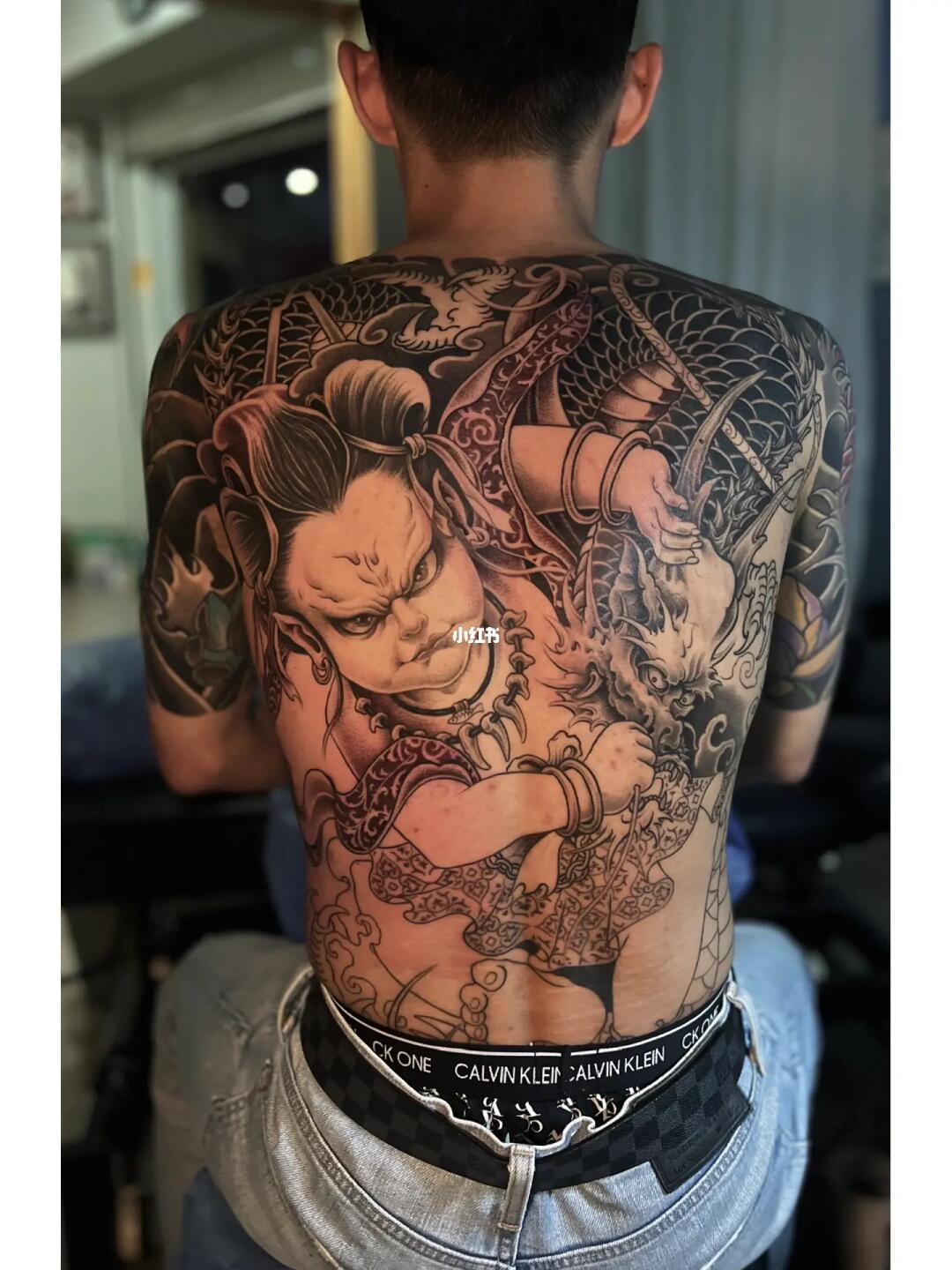 传统文化  #哪吒闹海  #厦门小李刺青  #皮秒洗纹身  #纹身设计