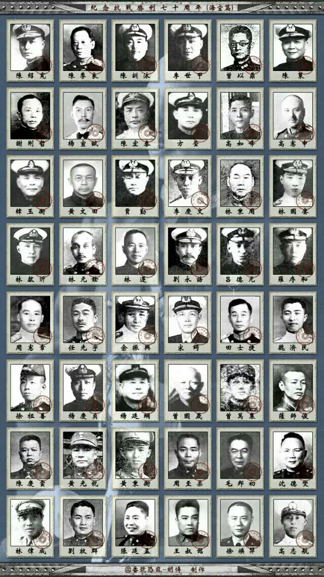 百位抗战英雄都是谁