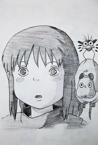 《千与千寻》手绘|动漫|动画片|蜂小太郎_临摹作品-站酷zcool