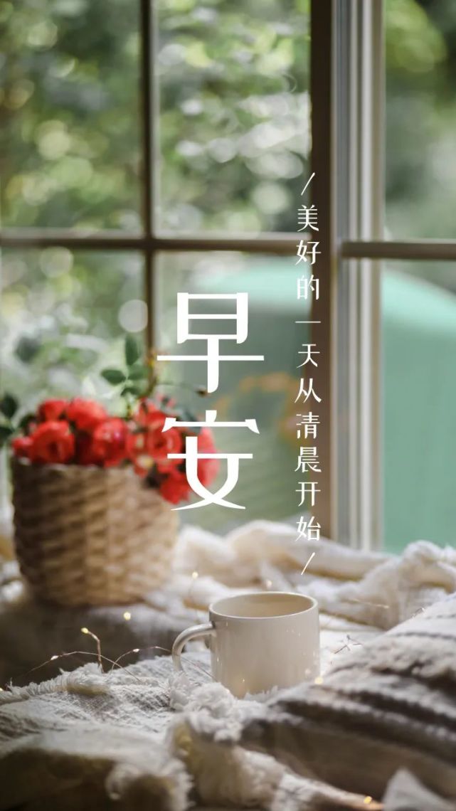 早上好图片语录正能量