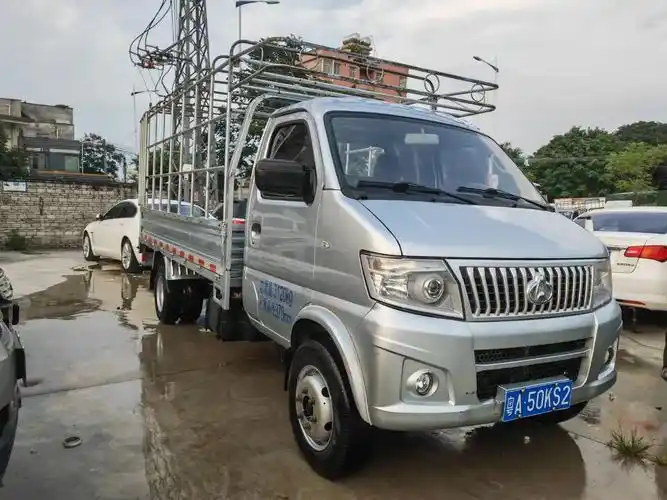 2021年5月长安神骐后双轮3.6米高栏小货车,1.6带空调 - 抖音