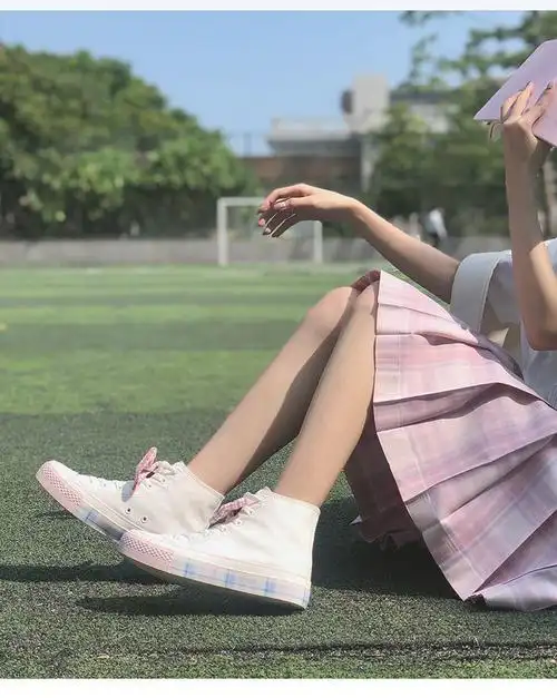 森马女鞋帆布鞋高颜值22年新款jk日系高帮春夏新潮款小鞋学生百搭