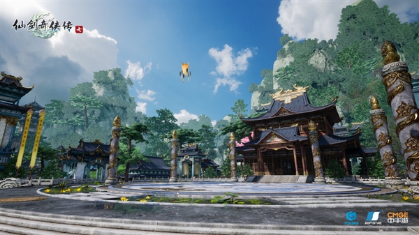 仙剑奇侠传7女主修仙门派公布竹林掩映青瓦红墙