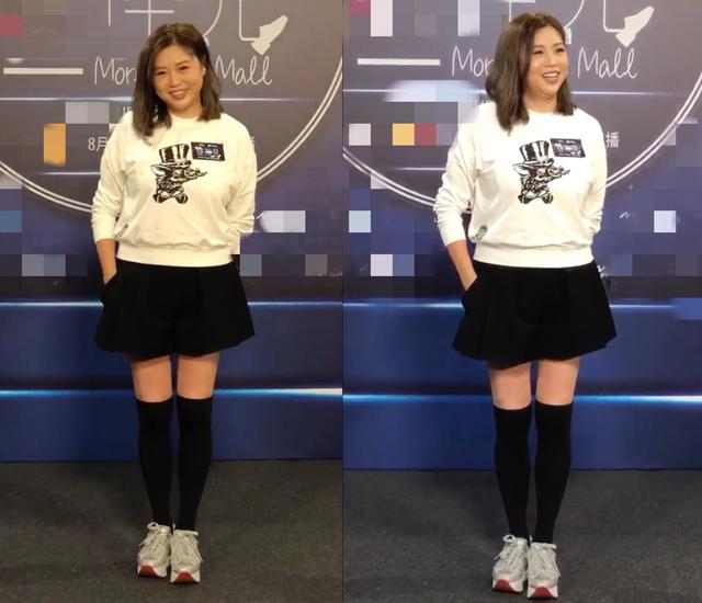 54岁tvb喜剧演员梅小惠罕露面双下巴明显肥一圈转幕后做节目