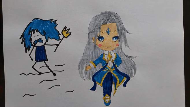 不同段位画的海神唐三,你们是哪个段位的呢-教育视频-搜狐视频