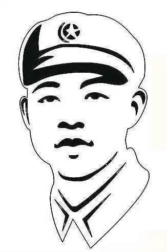画法简笔画革命英雄画像雷锋画像小学简笔画为人民服务革命人物简笔画