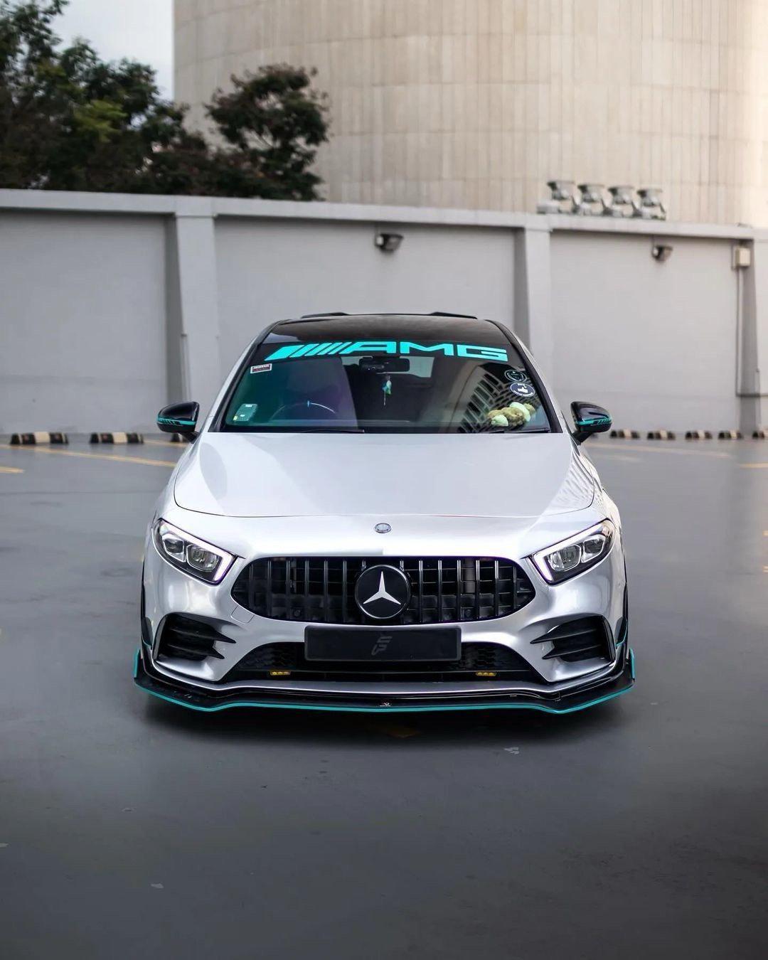 mercedes-amg a45s bl one edition #我与汽车的日_奔驰a级 amg社区