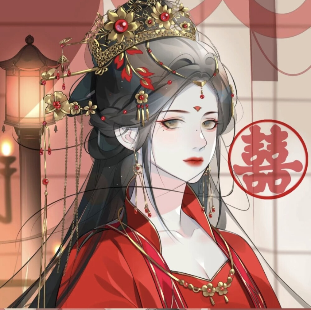 古风头像 情头 婚服