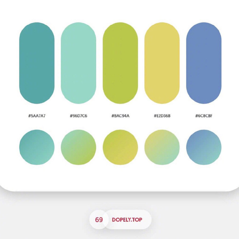 一组高级感配色方案没灵感的时候试试这些配色是很重要的