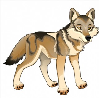 狼图腾创意手绘