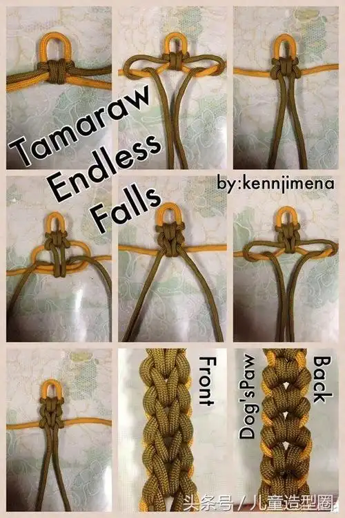 【中国结艺】超全各种自制手链编法,再搭配一款丝带编发造型超美的!