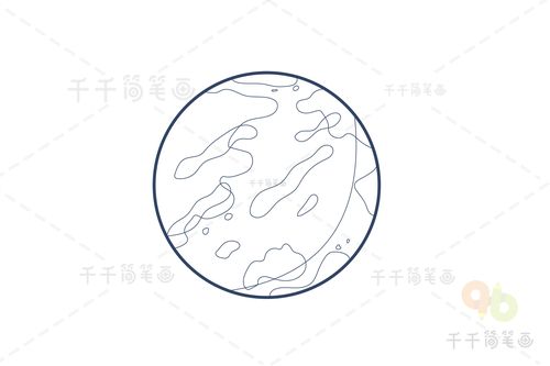 海王星简笔画图片