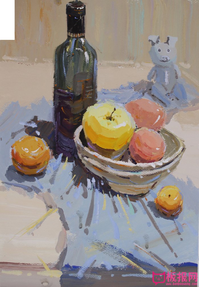 伴宝网 画画 水粉画 水粉静物  相关推荐:   水粉静物写生作品,生活中