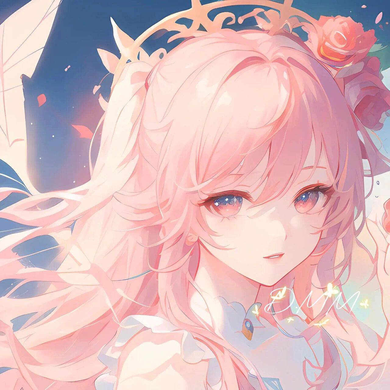 女生头像|又甜又仙招桃花头像 94粉色系 由无界ai生成