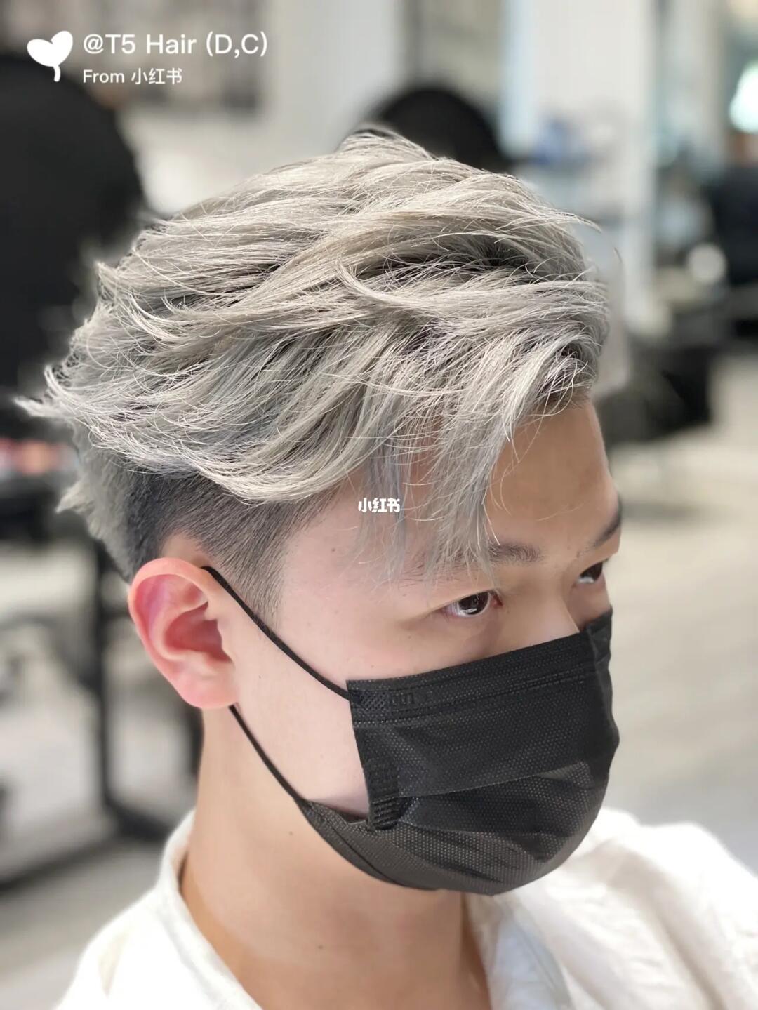 男生发型奶奶灰bydct5hairrowland