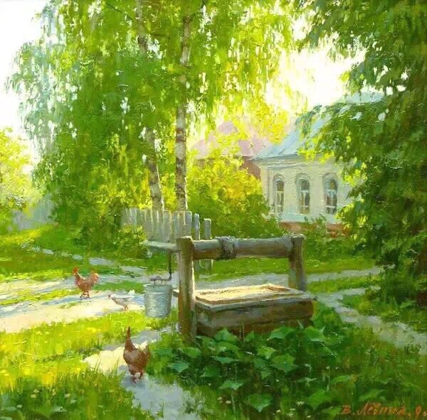 画家笔下的春天,阳关而美好,生机勃勃./俄罗斯风景油画