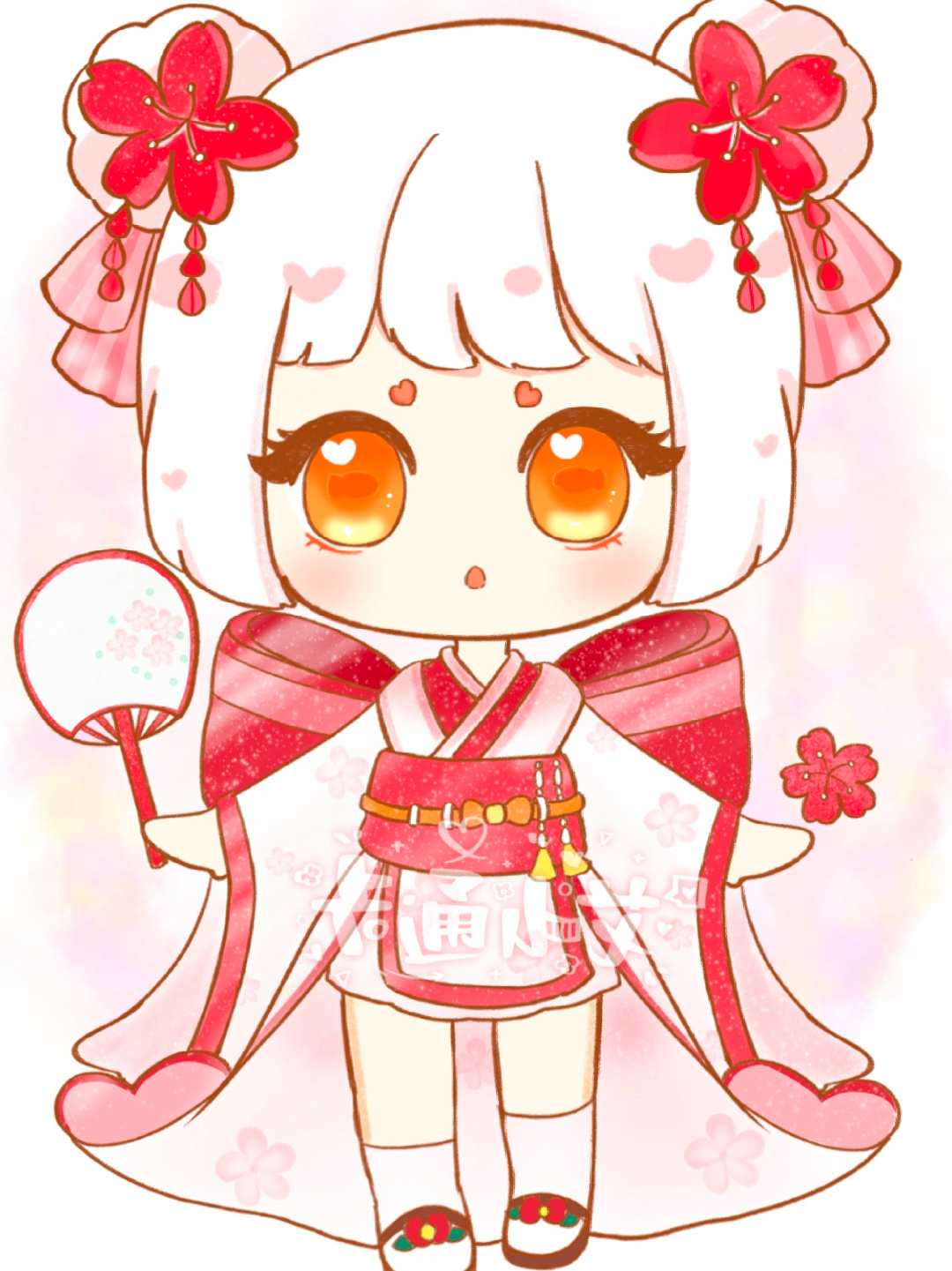 花火 迷你世界新皮肤画画过程