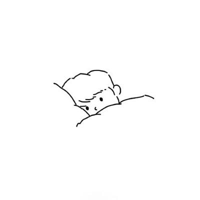 手绘头像男生黑白简约2018最新 简笔画头像男生呆萌搞怪