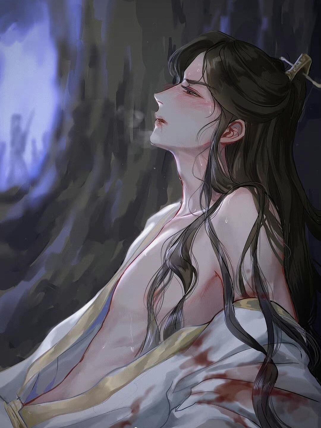 冷汗早已浸湿了他全身,谢怜烦躁至极,伸手猛地撕开胸