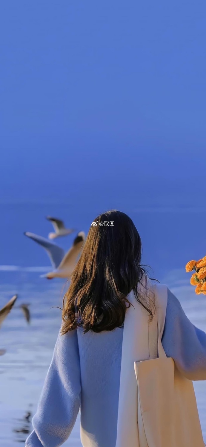 朋友圈背景图##ins手机壁纸简约可爱全屏无水印高清##女生头像锹侣