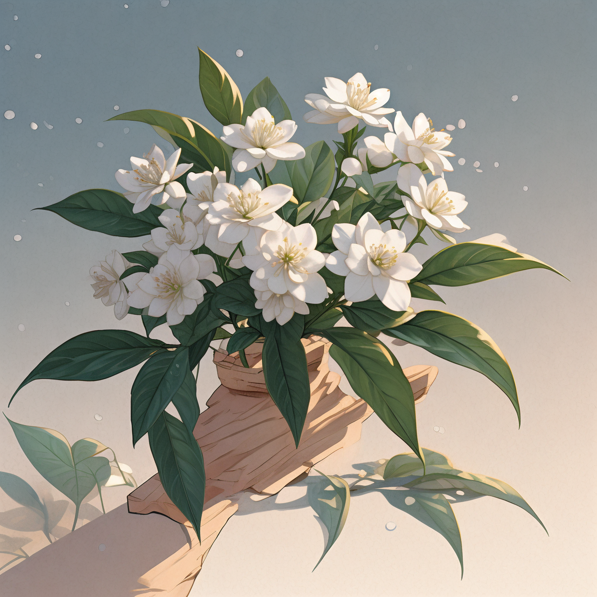 茉莉花微信头像 94 清新上线 新款茉莉花微信头像来啦!