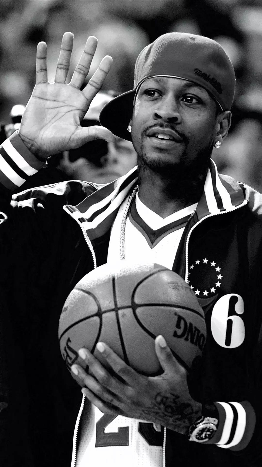 艾弗森黑白壁纸赏析 | 青春就是这么简单