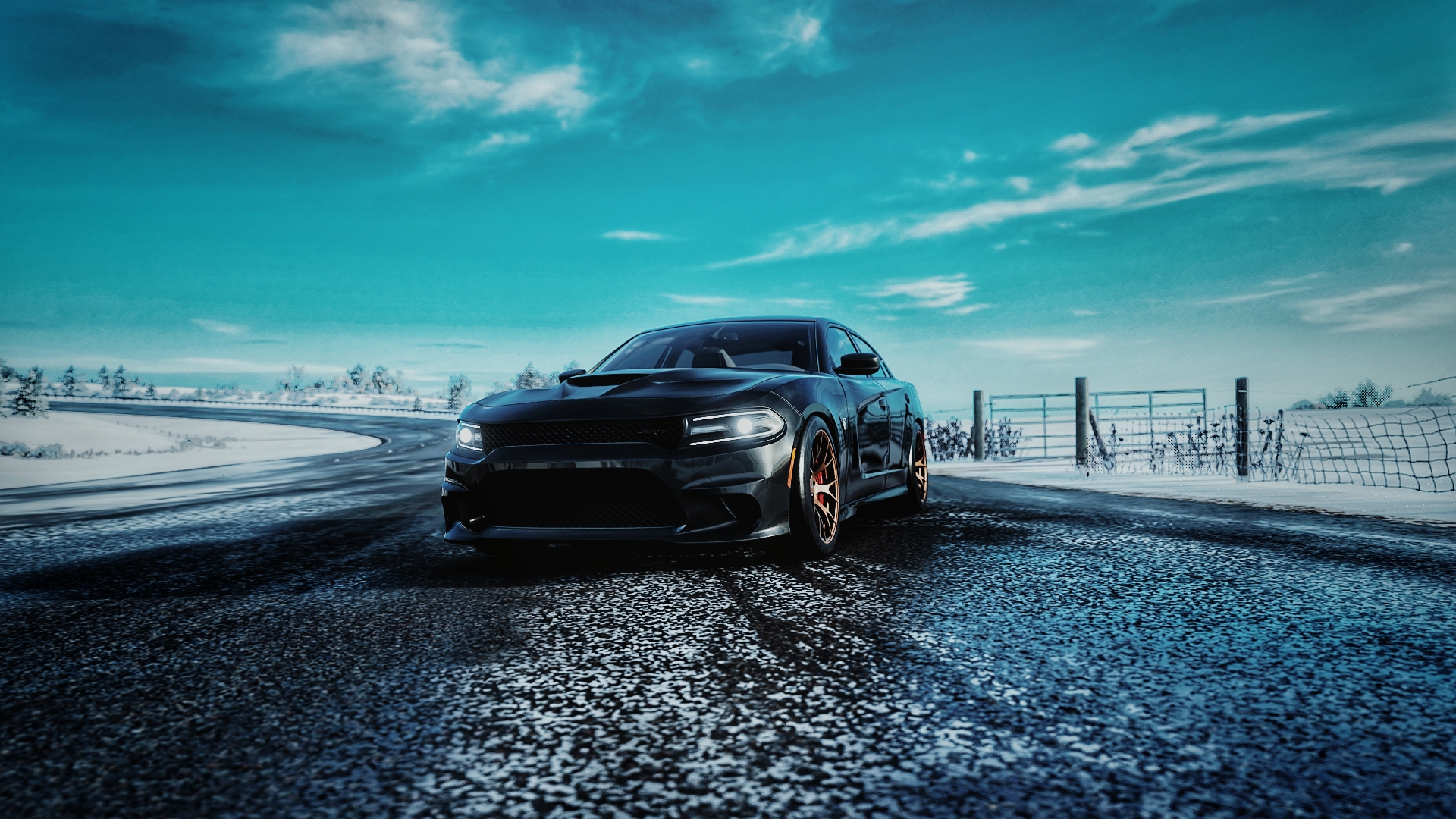 道奇charger srt hellcat图片桌面壁纸