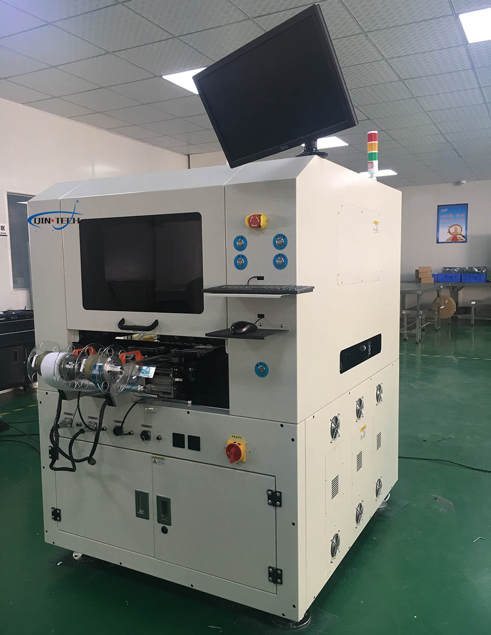 全自动高端贴背胶机 手机软板边框高速度全自动背胶贴装机